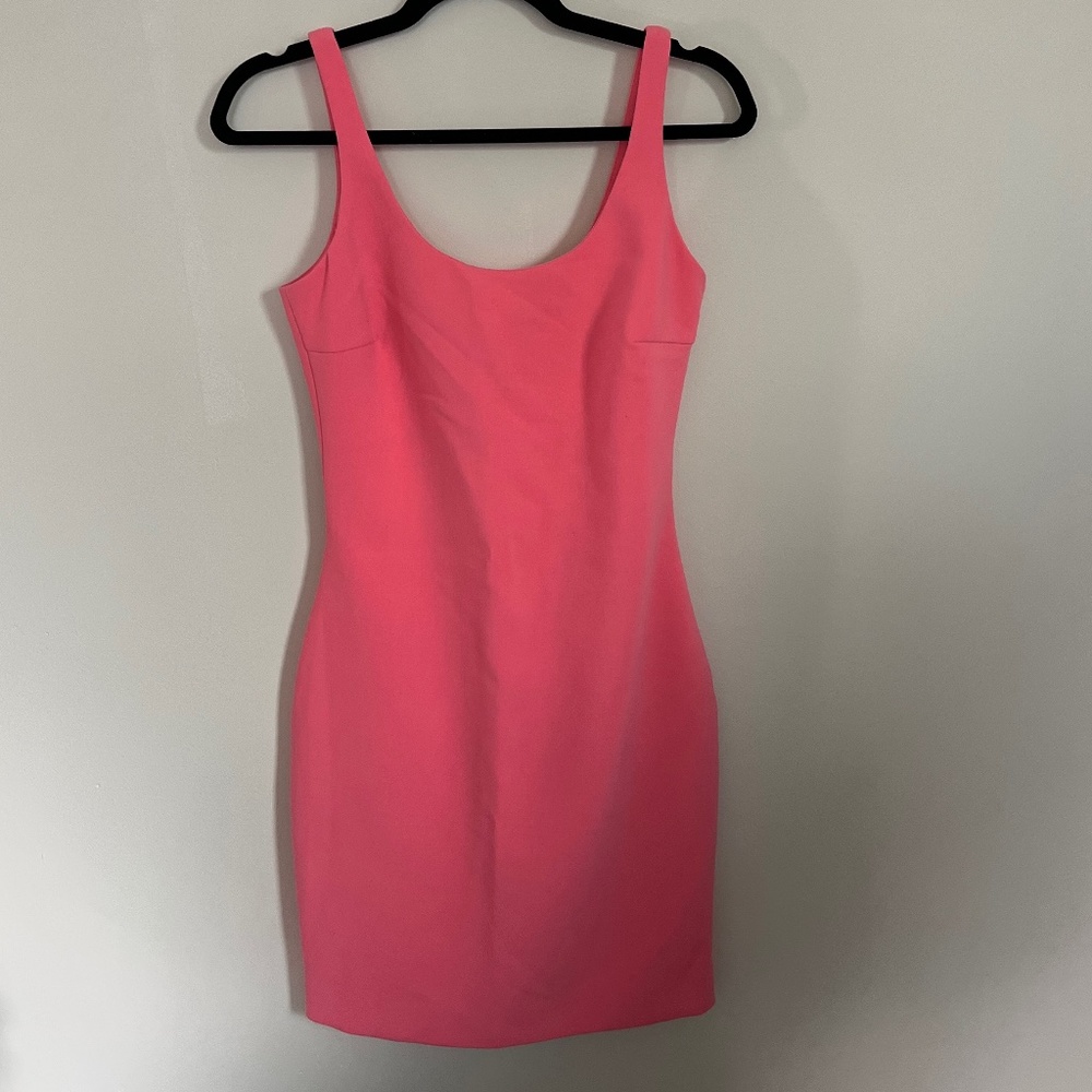 Likely Fitted Bodycon Dress Fuschia/Hot Pink Size 4